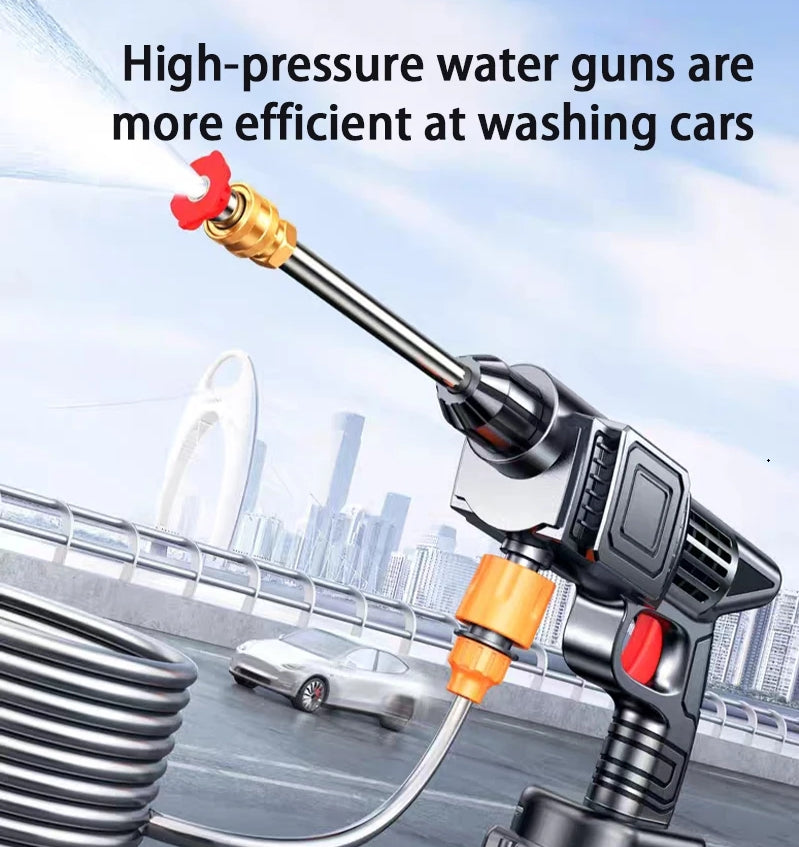 Cordless Portable Car Care Cleaning Wash Machine High Pressure Wash Gun Automatic Car Washer